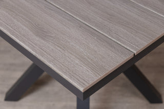 Milan Star Base Table with 4 Milan Chairs Outdoor Set