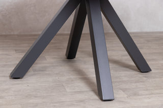 Milan Star Base Table with 4 Milan Chairs Outdoor Set