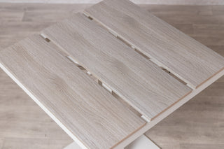 Milan Pedestal Table with 2 Milano Chairs Outdoor Set