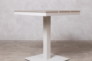 Milan Pedestal Table with 2 Milano Chairs Outdoor Set