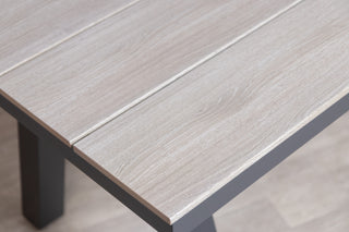 Milano Dining Table with 6 Monza Chairs Outdoor Set