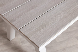 Milano Dining Table with 6 Milano Chairs Outdoor Set