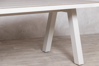 Milano Dining Table with 8 Monza Chairs Outdoor Set