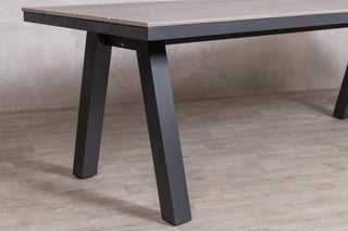 Milano Dining Table with 8 Monza Chairs Outdoor Set