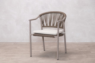 Salerno 6 Seater Outdoor Table and 6 Garden Chairs Set