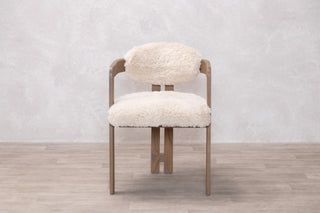 Vermont Faux Fur Dining Chair