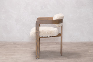 Vermont Faux Fur Dining Chair