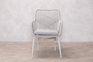 Monza Aluminium Rope Back Stacking Garden Chair
