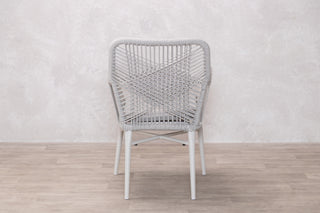 Monza Aluminium Rope Back Stacking Garden Chair