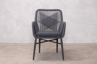 Monza Aluminium Rope Back Stacking Garden Chair