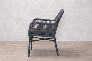 Monza Aluminium Rope Back Stacking Garden Chair