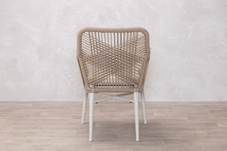 Monza Aluminium Rope Back Stacking Garden Chair