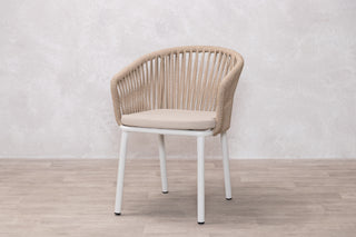 Milano Dining Table with 6 Milano Chairs Outdoor Set