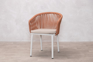 Milano Dining Table with 6 Milano Chairs Outdoor Set