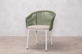 Milano Dining Table with 6 Milano Chairs Outdoor Set