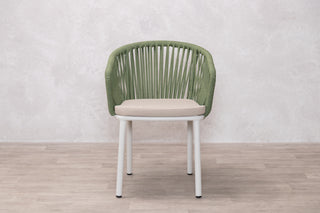 Milano Dining Table with 6 Milano Chairs Outdoor Set