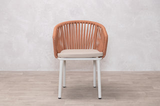 Milano Aluminium Rope Back Stacking Garden Chair