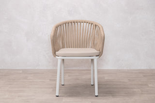 Milano Dining Table with 8 Milano Chairs Outdoor Set