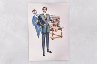Original 1960’s American Men’s Fashion Tailoring Art Prints