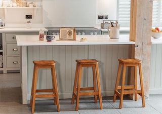 solid oak breakfast bar stools