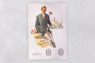 Original 1960’s American Men’s Fashion Tailoring Art Prints