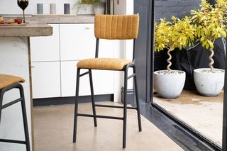 harvest-gold-stool-at-kitchen-bar