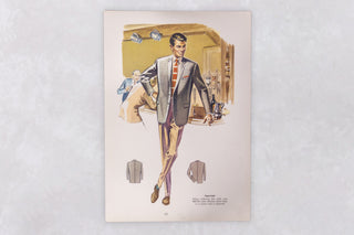 Original 1960’s American Men’s Fashion Tailoring Art Prints