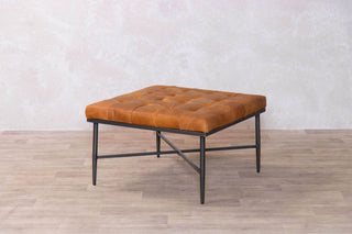 Kingsbridge Full Leather Footstool