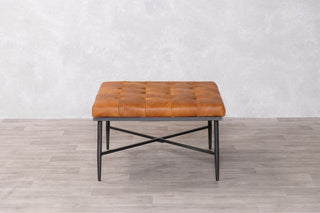 Kingsbridge Full Leather Footstool