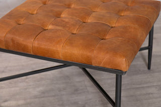 Kingsbridge Full Leather Footstool
