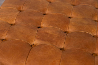 Kingsbridge Full Leather Footstool