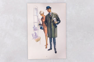 Original 1960’s American Men’s Fashion Tailoring Art Prints