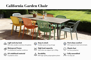 California Stacking Garden Chair Range