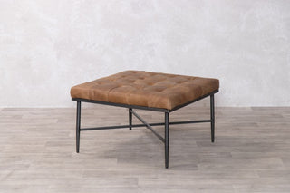 Kingsbridge Full Leather Footstool
