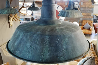 oxidised metal butler light