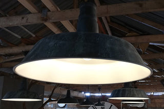 green restaurant ceiling light