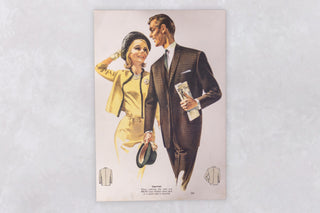 Original 1960’s American Men’s Fashion Tailoring Art Prints
