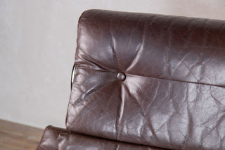 Vintage Pieff Leather Swivel Chair
