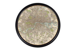 Vintage Style Framed Map Print Range