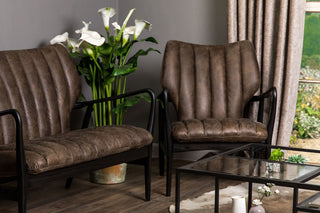 Ludlow mid-century style armchair