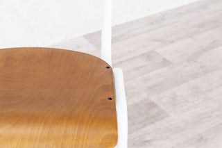 white-chair-wooden-seat