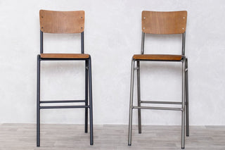 gunmetal-and-black-stool