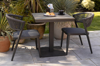 Milan Outdoor Square Pedestal Café Table