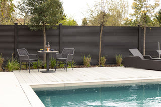 Milan Square Pedestal Table and 2 Chairs Set