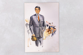 Original 1960’s American Men’s Fashion Tailoring Art Prints