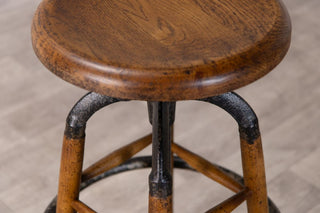 old-english-bar-stool-seat