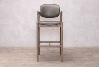 Hampton PU Leather Bar Stool Range - Silverback Frame
