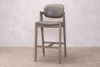 Hampton PU Leather Bar Stool Range - Silverback Frame