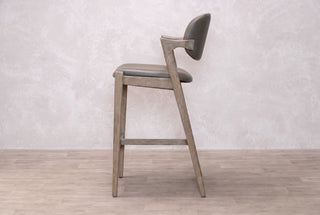 Hampton PU Leather Bar Stool Range - Silverback Frame