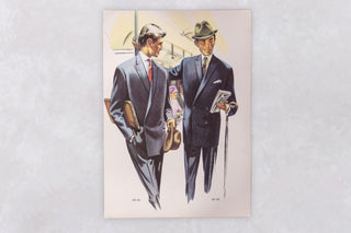 Original 1960’s American Men’s Fashion Tailoring Art Prints